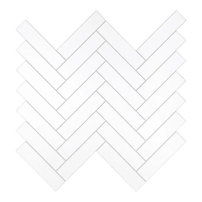 HERRINGBONE WHITE