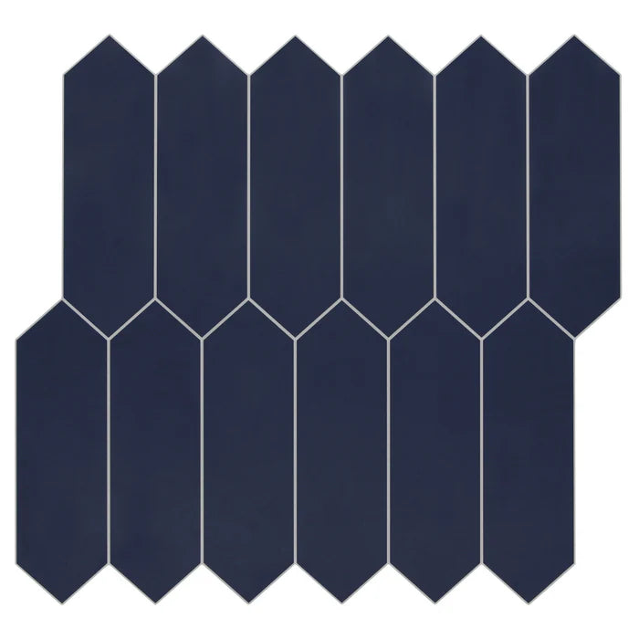 PICKET LONG HEXAGON NAVY BLUE