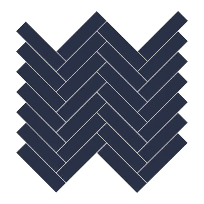 HERRINGBONE NAVY BLUE