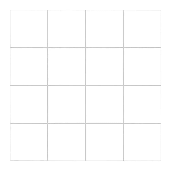 9X9'' SQUARE WHITE